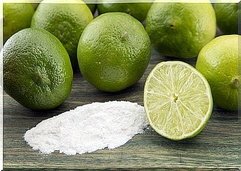 Baking soda and lime