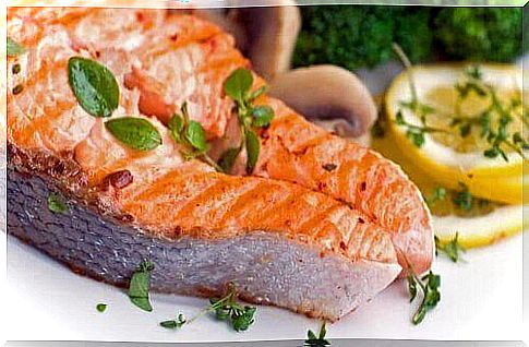 Healthy salmon