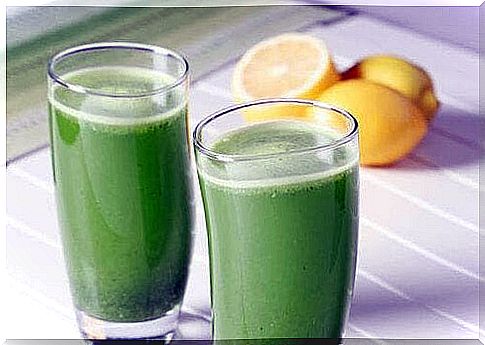 Parsley smoothie.