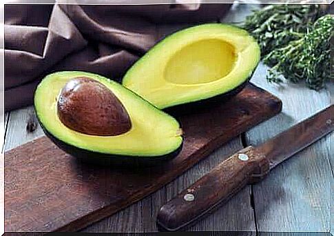 Palliatives: An avocado cut in half