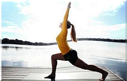 The warrior position is another effective yoga position that gives you the energy back