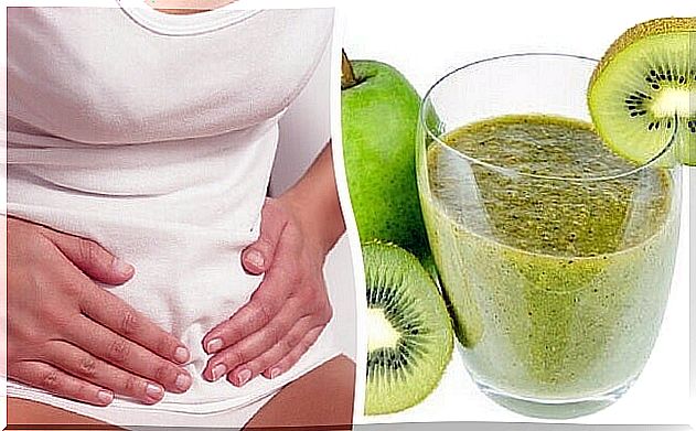 Get rid of bloating with this pear and kiwi smoothie