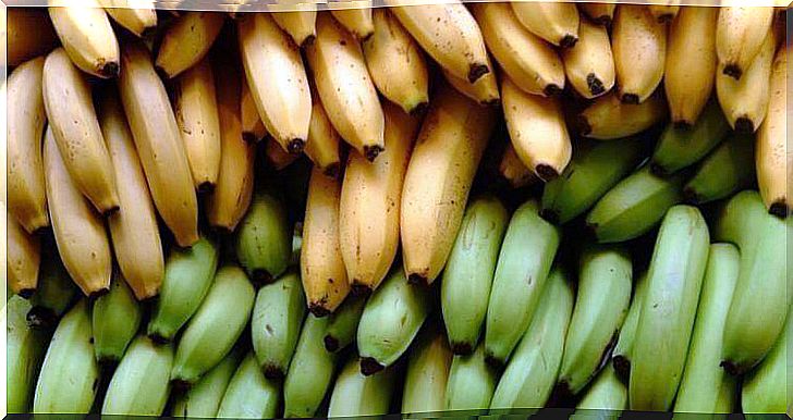 Three nutritional differences between bananas and food bananas